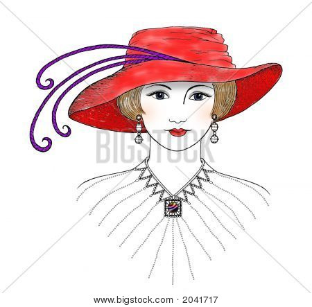 Related Pictures Ladies Hats Clip Art 1