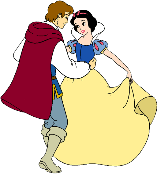 Snow White And Prince Clipart