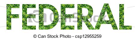 Stock Illustration   Marijuana Federal Government   Stock Illustration