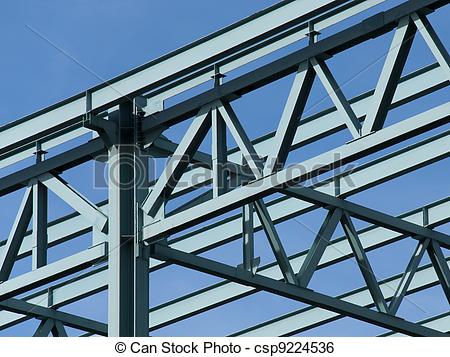 Stock Image Of Steel Construction Frame   Steel Construction Frame Of    