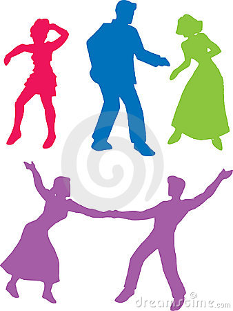 The Twist Dance Clipart 50 S Dancers 5627894 Jpg