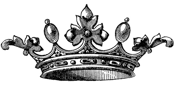 Vintage Clipart Vintage Crown Clipart