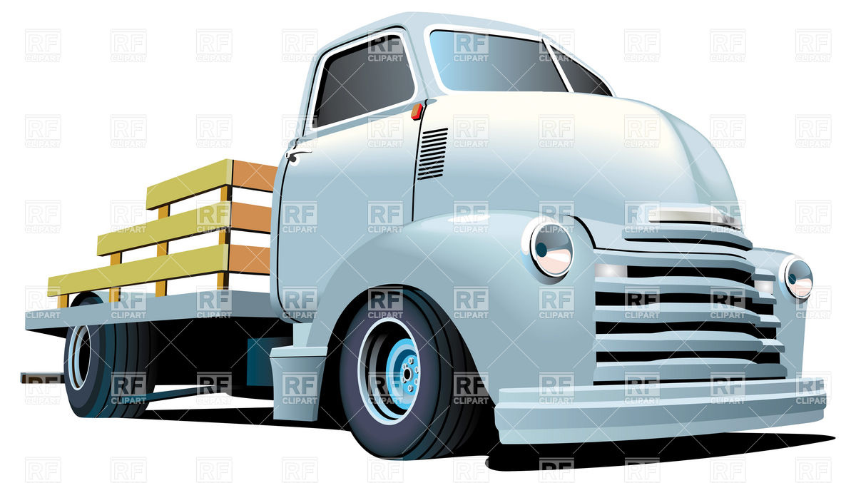 Vintage Truck Download Royalty Free Vector Clipart  Eps