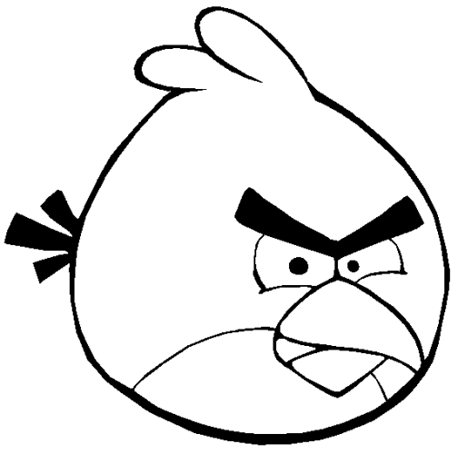 Angry Birds   Kolorowanka Dla Dzieci O Angry Birds
