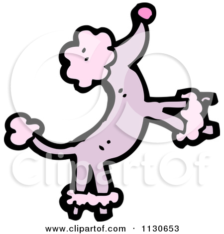 Cartoon Of A Poodle On A White Background Stock Vector 11396998   Dog