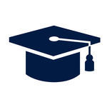College Degree Icon Graduation Cap Icon