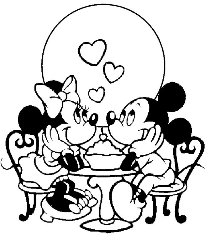Disney Para Colorear  Dibujos Infantiles De San Valent N Disney