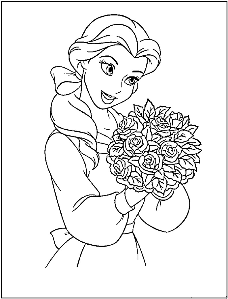 Disney Princess Coloring Pages To Celebrate Valentine S Day