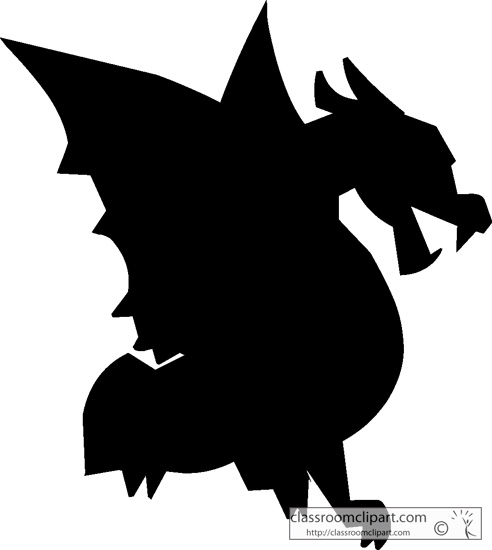 Dragon Silhouette For Pinterest