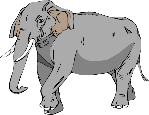 Elephant 5 Clip Art