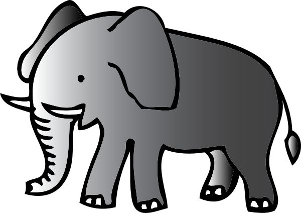 Elephant Clip Art At Clker Com   Vector Clip Art Online Royalty Free