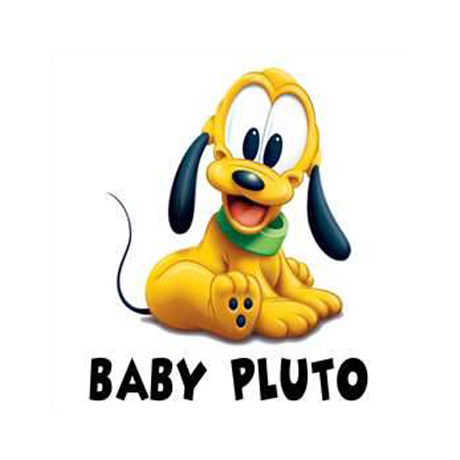 Free Disney Animal Characters Baby Pluto Cartoon Wallpaper