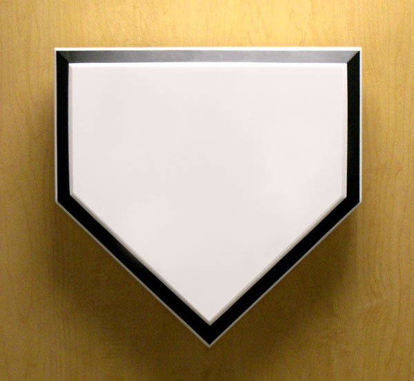 Gallery For   Baseball Home Plate With Baseball Stitching Clip Art