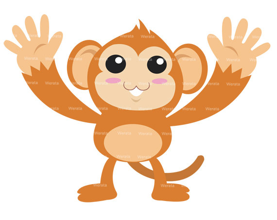 Monkey Clipart   Mod Monkey Clipart   Monkey Clip Art   Sock Monkey