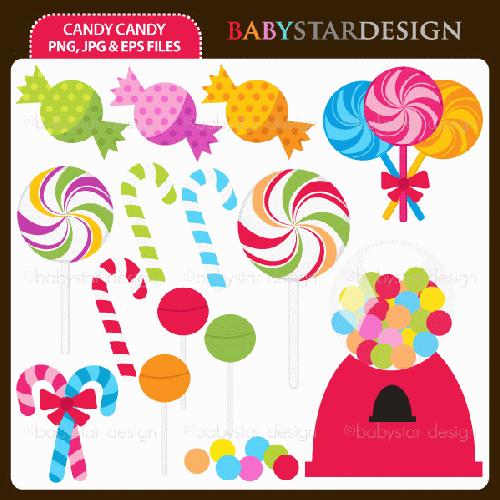 My Grafico Candyland Clipart Digitize This Cute Candy Clipart To