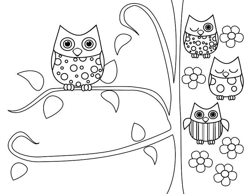 Owl Template Printable   Az Coloring Pages