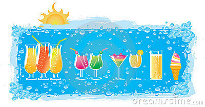 Summer Drinks Royalty Free Stock Photo   Image  11686665