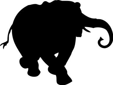 Terms  Black Black Elephant Elephant Silhouette Walking Elephant