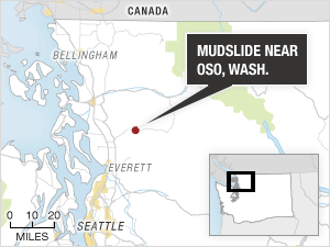     176 Still Missing In The Town Of Oso Washington 24 Confirmed Dead