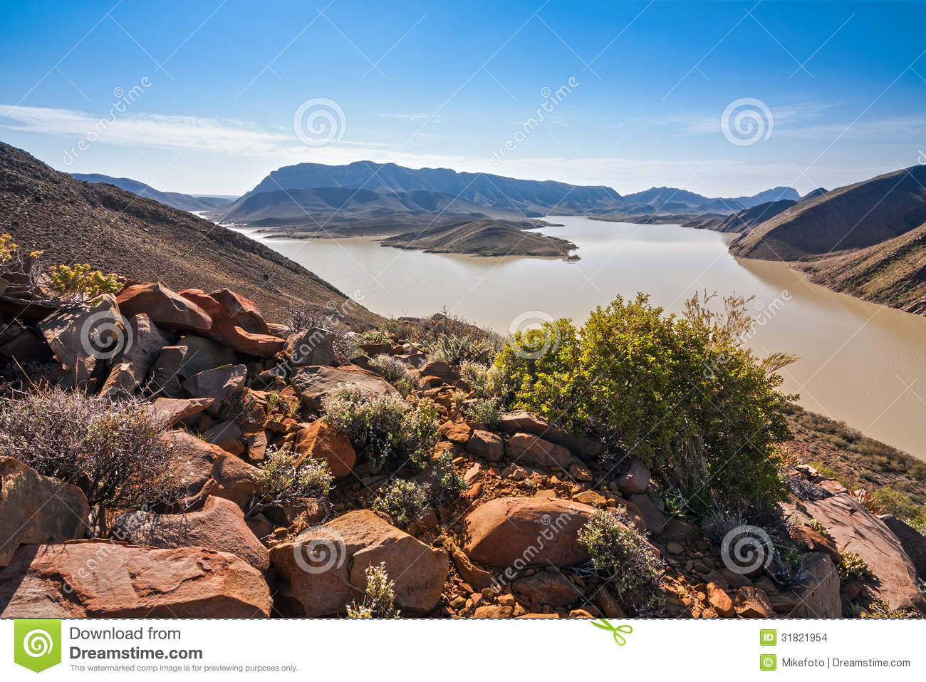 Desert Shrubs Clipart Arid Desert Dam