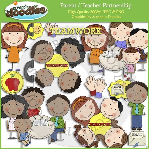 Parent   Teacher Partnership Clip Art Download