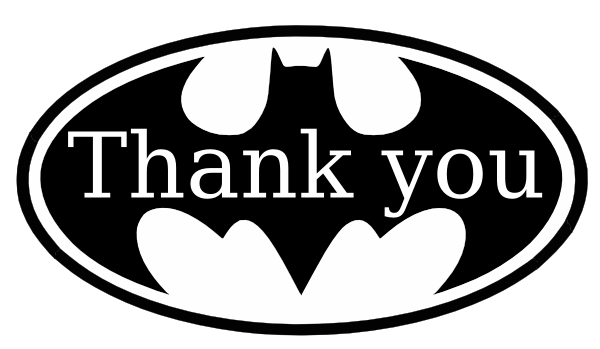 Thank You Batman 2 Clip Art At Clker Com   Vector Clip Art Online