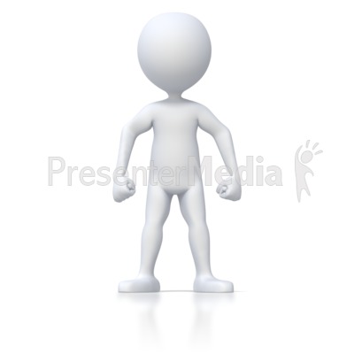 Angry Stick Figure   3d Figures   Great Clipart For Presentations    