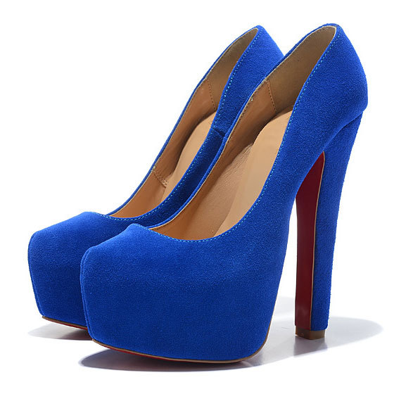 Blue High Heels With Spikes Sexy High Heels Shoes Blue