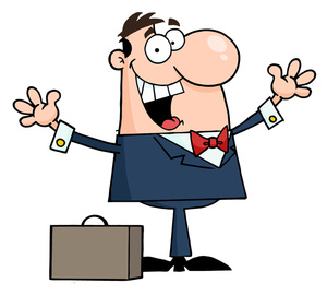 Businessman Cartoon Clipart Image  A Clip Art Cartoon Of A Businessman