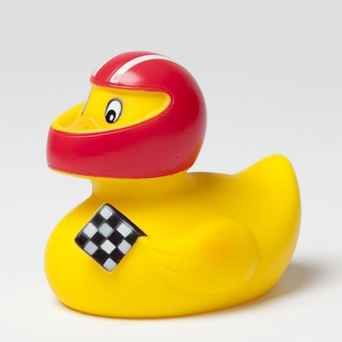 Details About Rubber Duckie Race Car Driver Duck