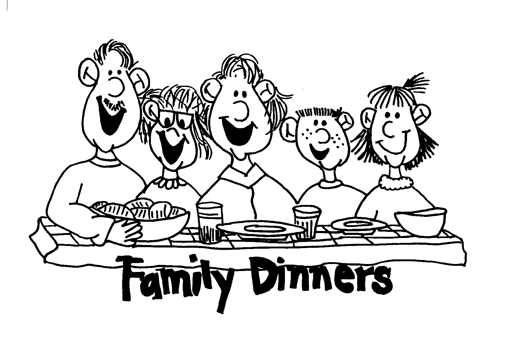Family Dinner Time   Jenny Francis Weblog