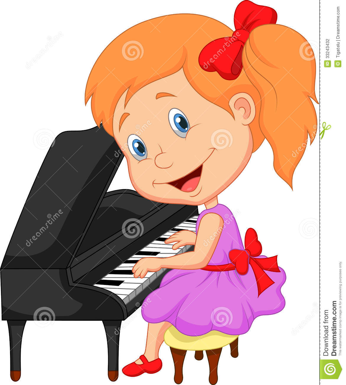 Girl Playing Piano Clipart Images   Pictures   Becuo