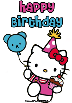 Hello Kitty Happy Birthday   Clipart Best