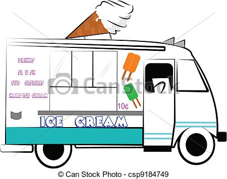 Ice Cream Truck Clip Art   Clipart Panda   Free Clipart Images
