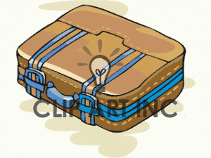 Luggage Suitcase Travel Vacation Suitcases Case Gif Clip Art Household