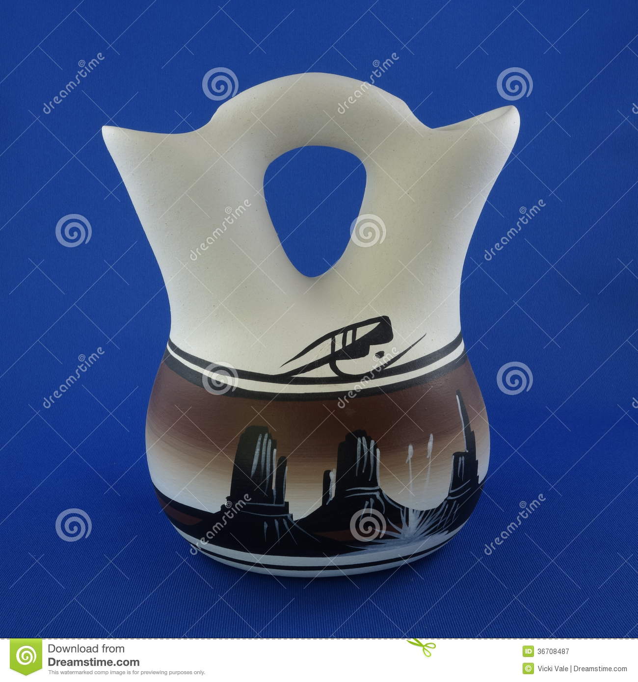 Navajo Indian Wedding Vase Royalty Free Stock Photography   Image    