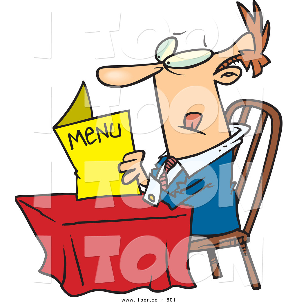 People Sitting At Table Clipart