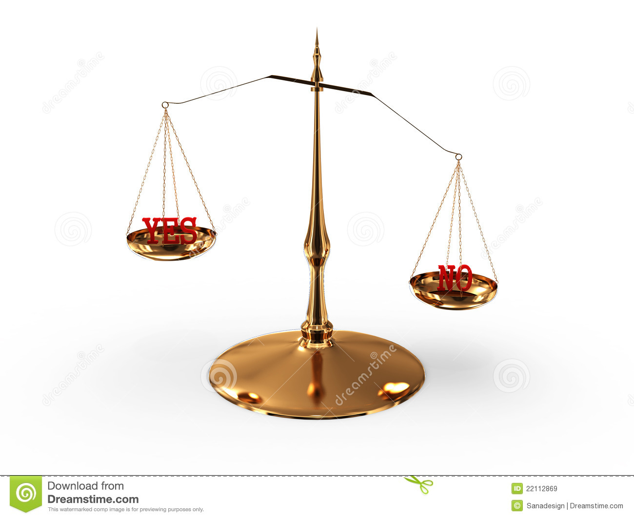 Spring Scale Clipart Balance Scale Yes No 22112869 Jpg