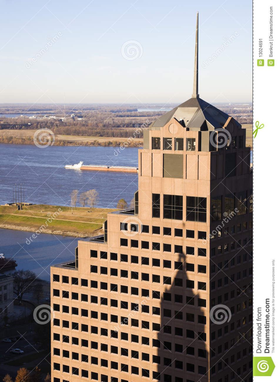 Tall Buildings In Downtown Of Memphis Stock Image   Image  13024691