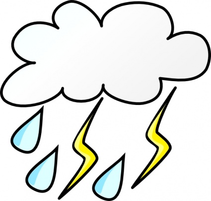     Weather Rain Storm Thunder Clip Arts Clip Art   Clipartlogo Com
