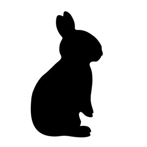 10 Easter Bunny Silhouette Free Cliparts That You Can Download To You    