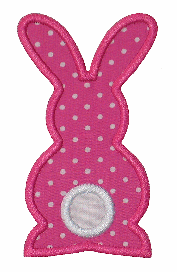 Bunny Silhouette Applique   Gg Designs Embroidery