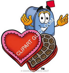 Cartoon Clipart Mailbox Valentine S Day