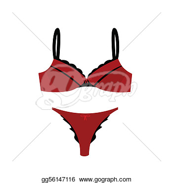 Clipart   Realistic Illustration Of Women  S Sexy Lingerie  Vector