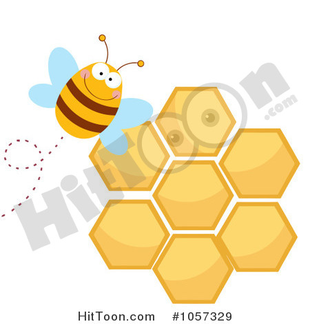Honeycomb And Bee Clipart Honeycomb Clipart   Vectors  1