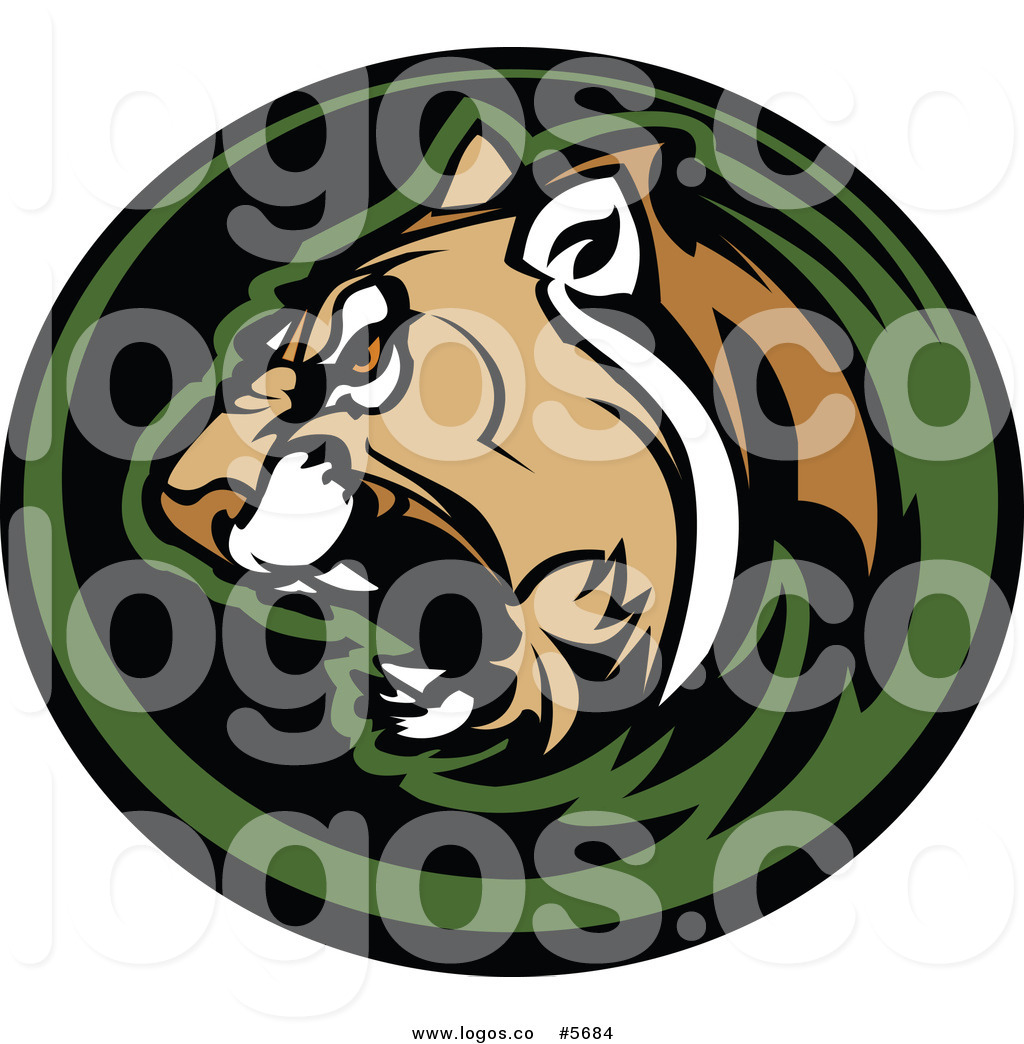 Logo Of An Aggressive Puma Circle Logo Clip Art Chromaco