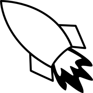 Plain Rocket Clip Art At Clker Com   Vector Clip Art Online Royalty