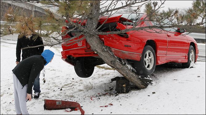 Snow Car Accidents Car Pictures