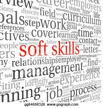 Soft Skills Concept On White