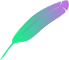 Use The Form Below To Delete This Tryae Feather Greenpurp Clip Art